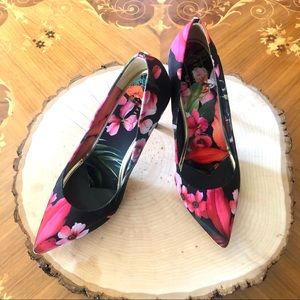 Ted Baker Printed Flowers high heels